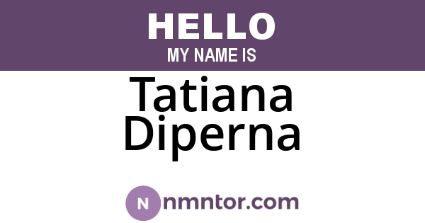 Tatiana Diperna