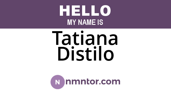Tatiana Distilo
