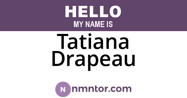 Tatiana Drapeau