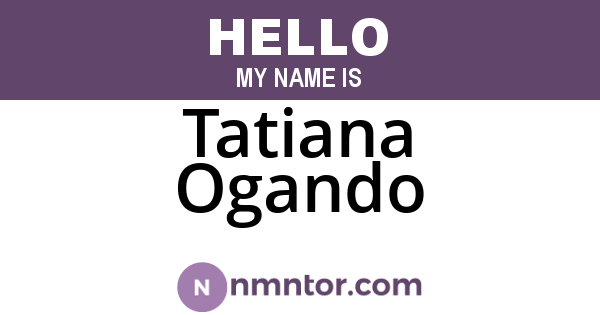 Tatiana Ogando