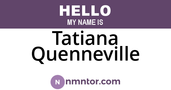 Tatiana Quenneville