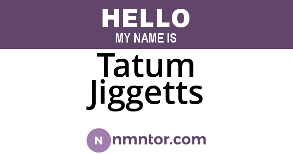 Tatum Jiggetts