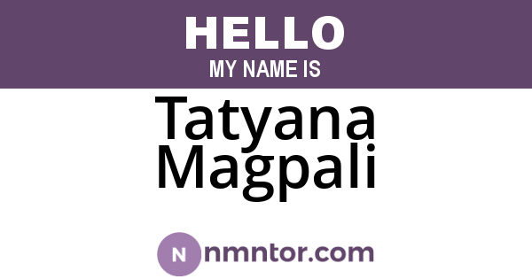Tatyana Magpali