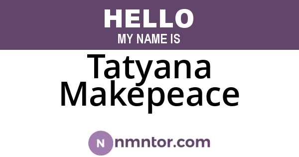 Tatyana Makepeace