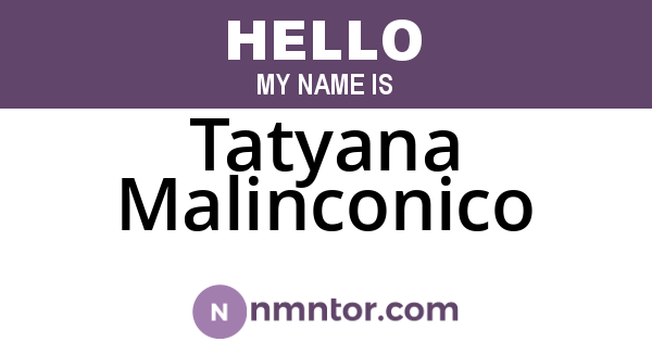 Tatyana Malinconico
