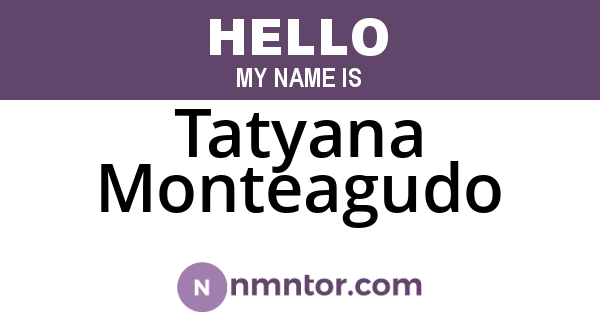 Tatyana Monteagudo