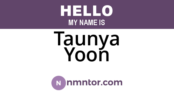 Taunya Yoon