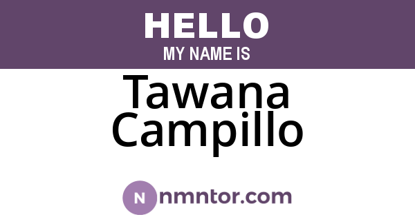 Tawana Campillo