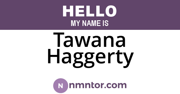 Tawana Haggerty