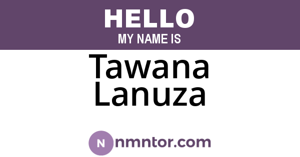 Tawana Lanuza