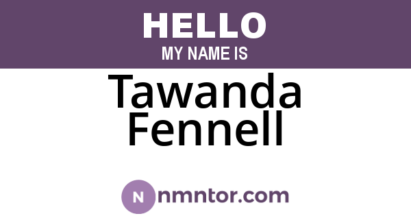Tawanda Fennell