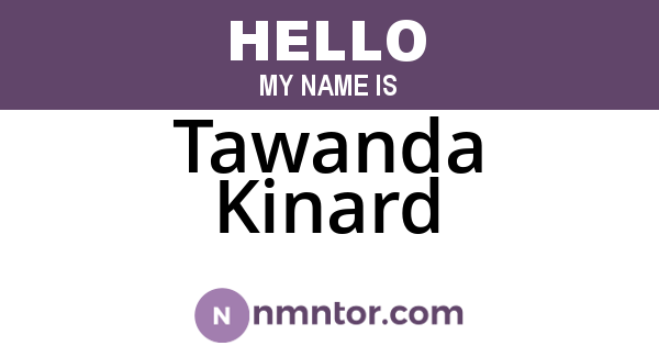 Tawanda Kinard