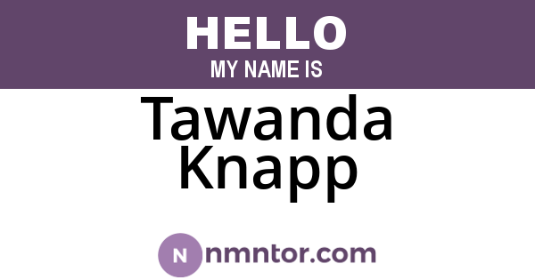 Tawanda Knapp