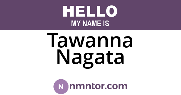 Tawanna Nagata