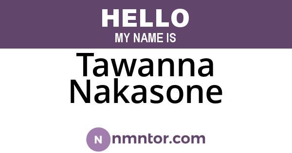 Tawanna Nakasone