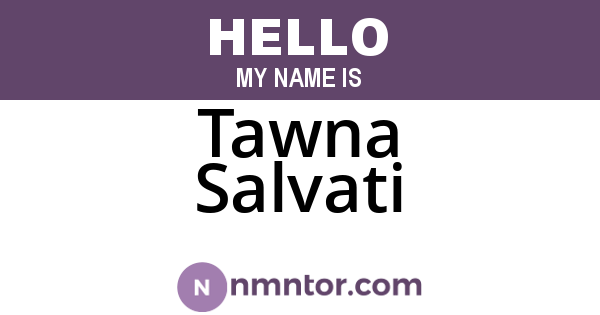 Tawna Salvati