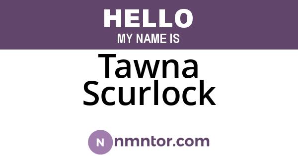 Tawna Scurlock