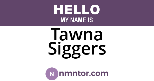 Tawna Siggers