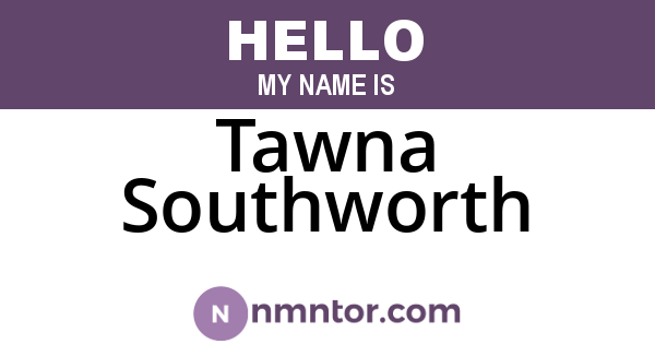 Tawna Southworth