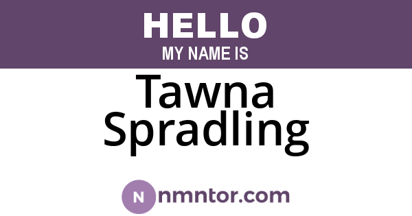 Tawna Spradling