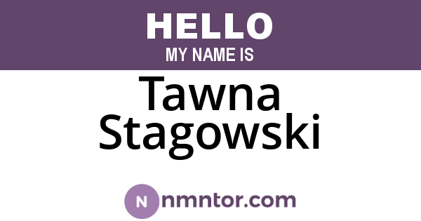 Tawna Stagowski
