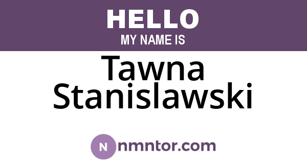 Tawna Stanislawski