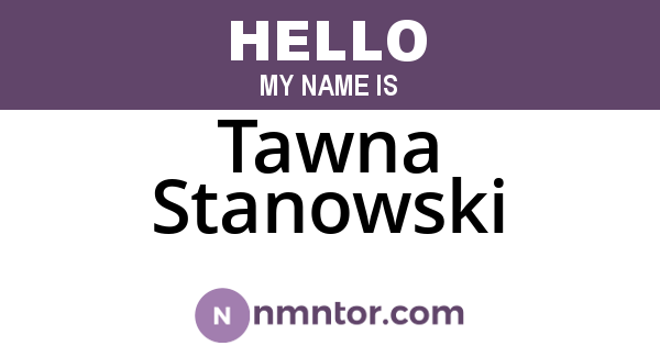 Tawna Stanowski