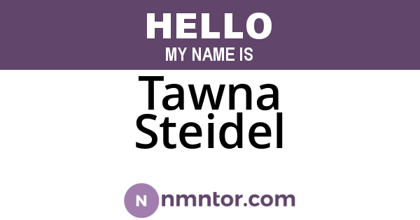 Tawna Steidel