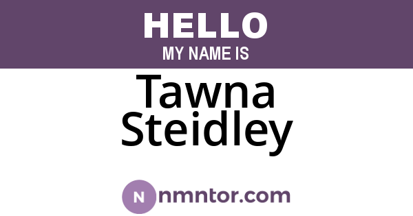 Tawna Steidley