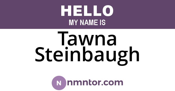 Tawna Steinbaugh