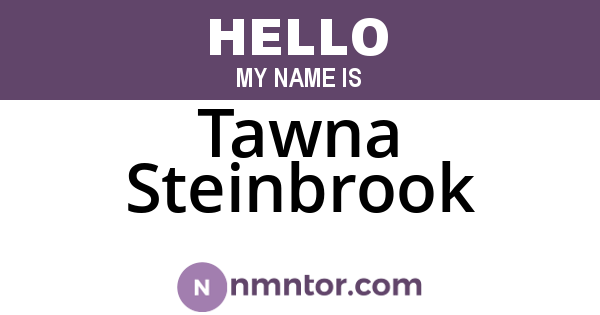 Tawna Steinbrook