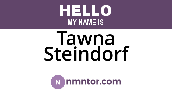 Tawna Steindorf