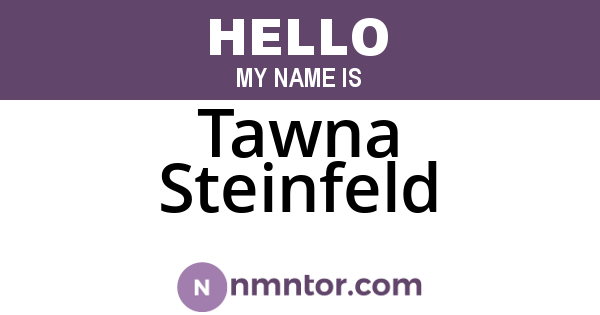 Tawna Steinfeld