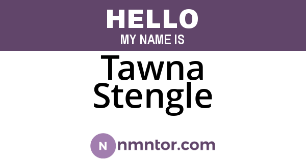 Tawna Stengle