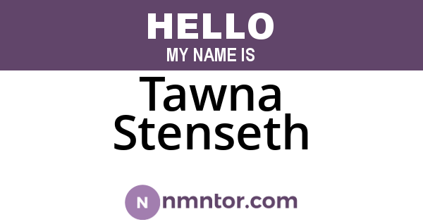 Tawna Stenseth