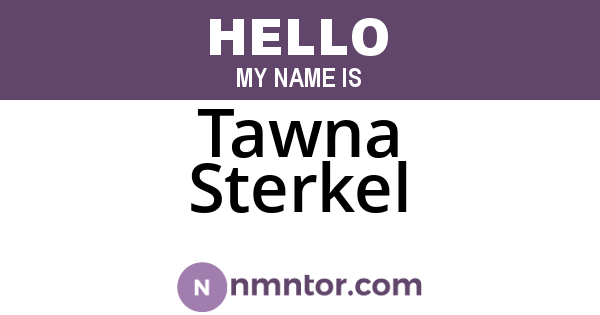 Tawna Sterkel