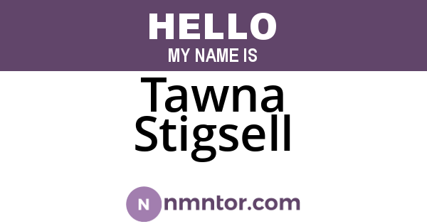 Tawna Stigsell