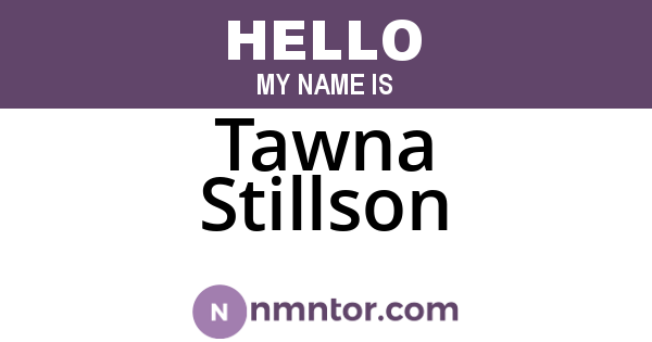 Tawna Stillson