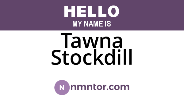 Tawna Stockdill