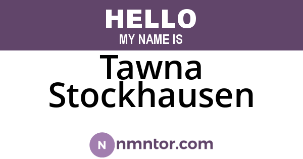 Tawna Stockhausen