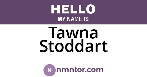 Tawna Stoddart