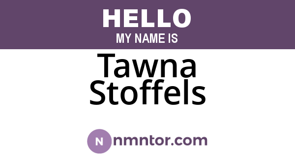 Tawna Stoffels