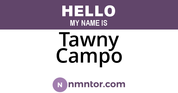 Tawny Campo