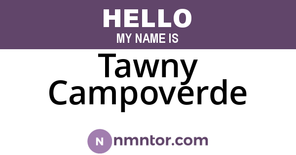 Tawny Campoverde