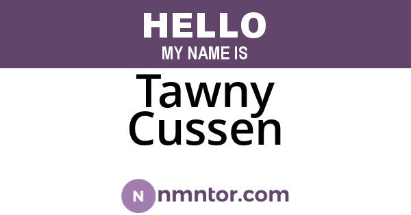 Tawny Cussen