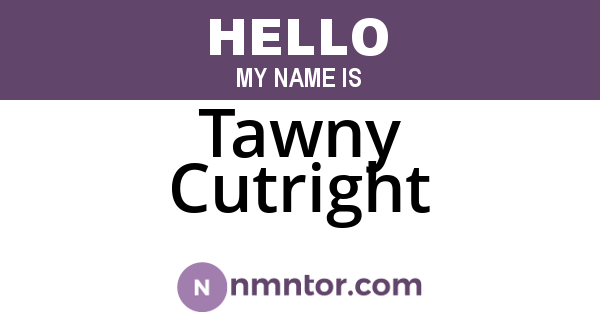 Tawny Cutright
