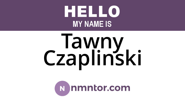 Tawny Czaplinski