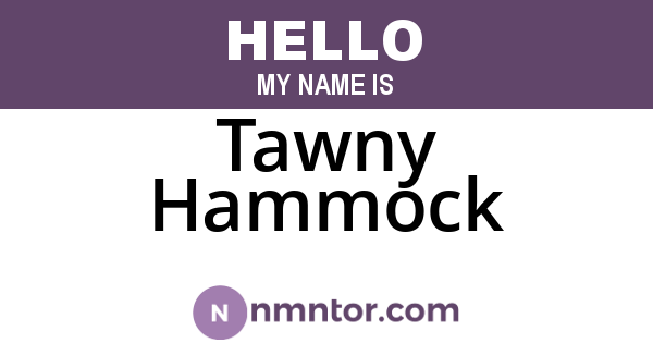 Tawny Hammock