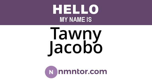 Tawny Jacobo