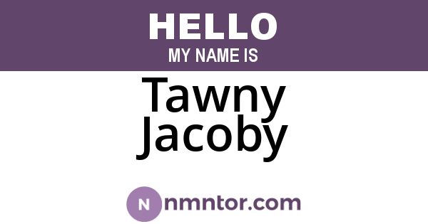 Tawny Jacoby